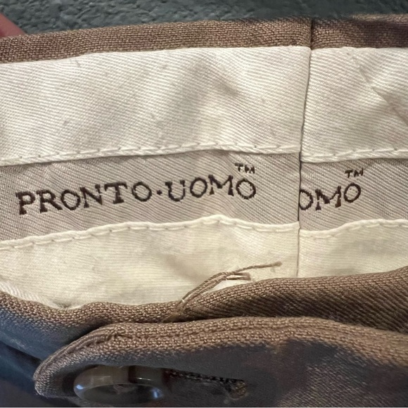 Pronto Uomo Platinum men 2 piece suit Brown  (Jacket and pants) - Picture 7 of 12